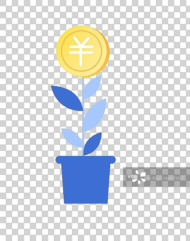 卡通节日年终总结积分兑换金融储蓄理财商业投资基金计划银行存钱收益商务扁平矢量插画免抠元素图片素材