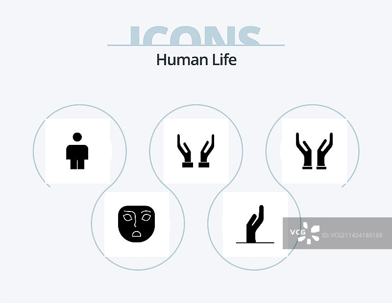 人类图标字形包5图标设计关怀图片素材