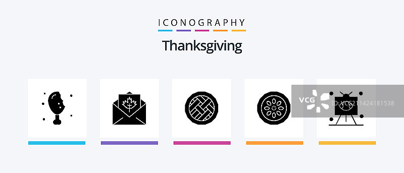 感恩节厨房图标合集图片素材