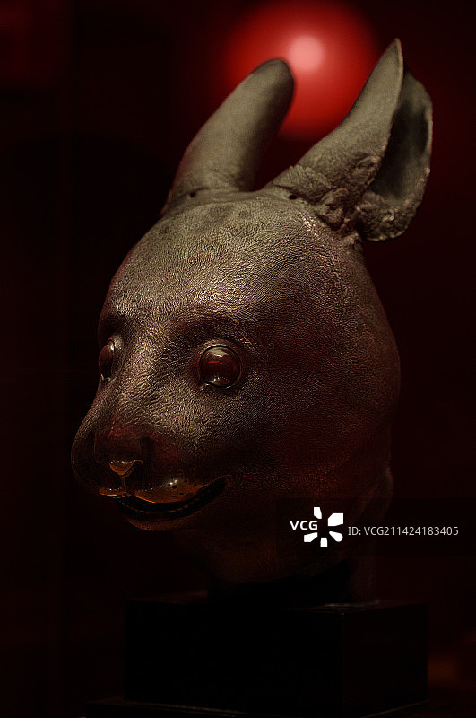 兔首，圆明园兔首铜像，中国国家博物馆图片素材