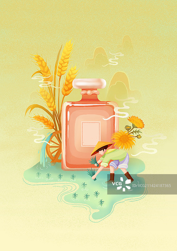 芒种＼秋天＼清明＼节气海报图片素材