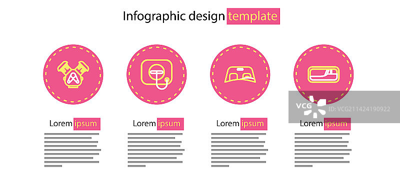 汽车挡风玻璃车门把手加油口零件合集图片素材