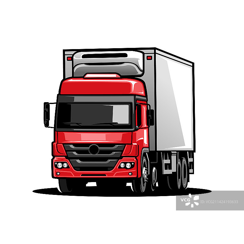 半挂卡车18轮货运图片素材