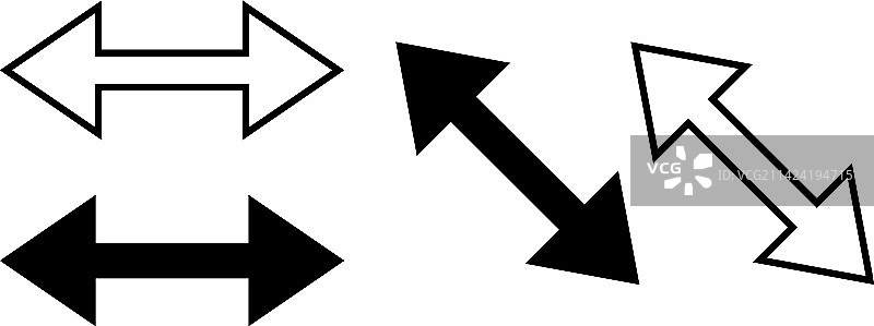 双箭头图片素材