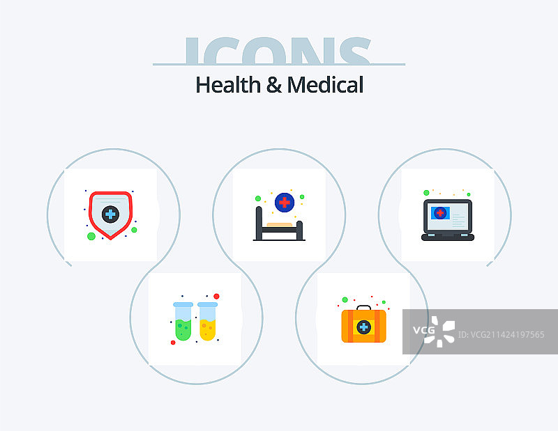 健康医疗扁平图标包5图标设计图片素材
