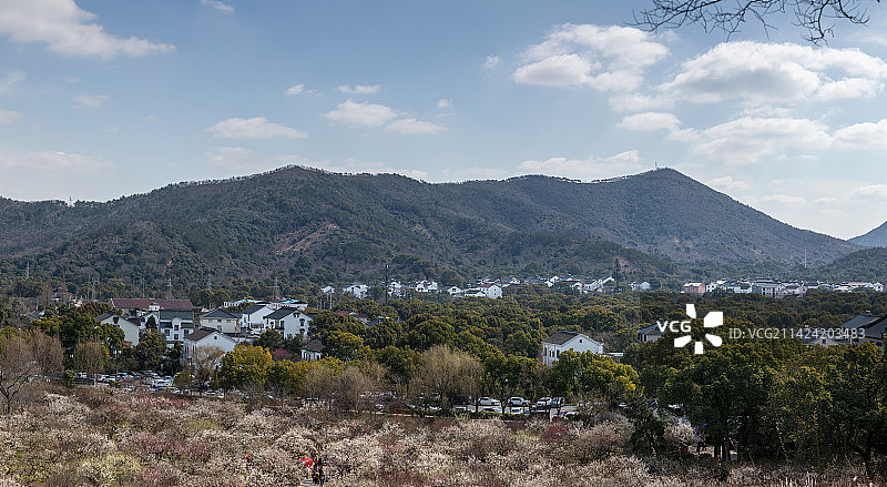 香雪海全景图片素材