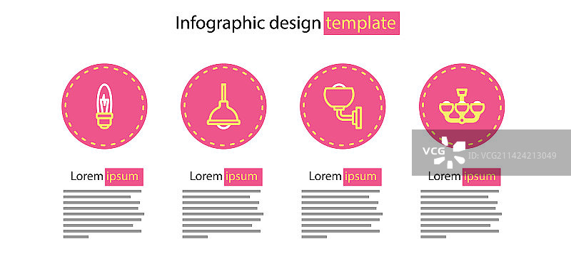 壁灯或枝形吊灯图片素材