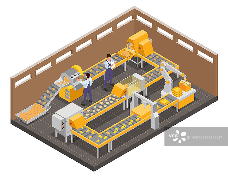 芯片生产线构成图片素材