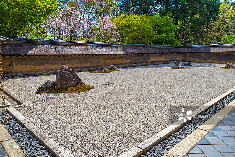 日本京都奈良古建筑寺庙世界遗产春天风光图片素材