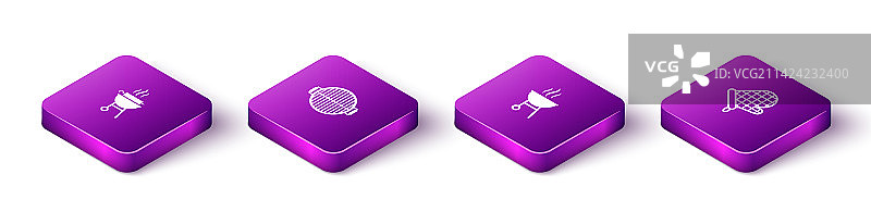 2.5D烤肉串烧烤套装图片素材