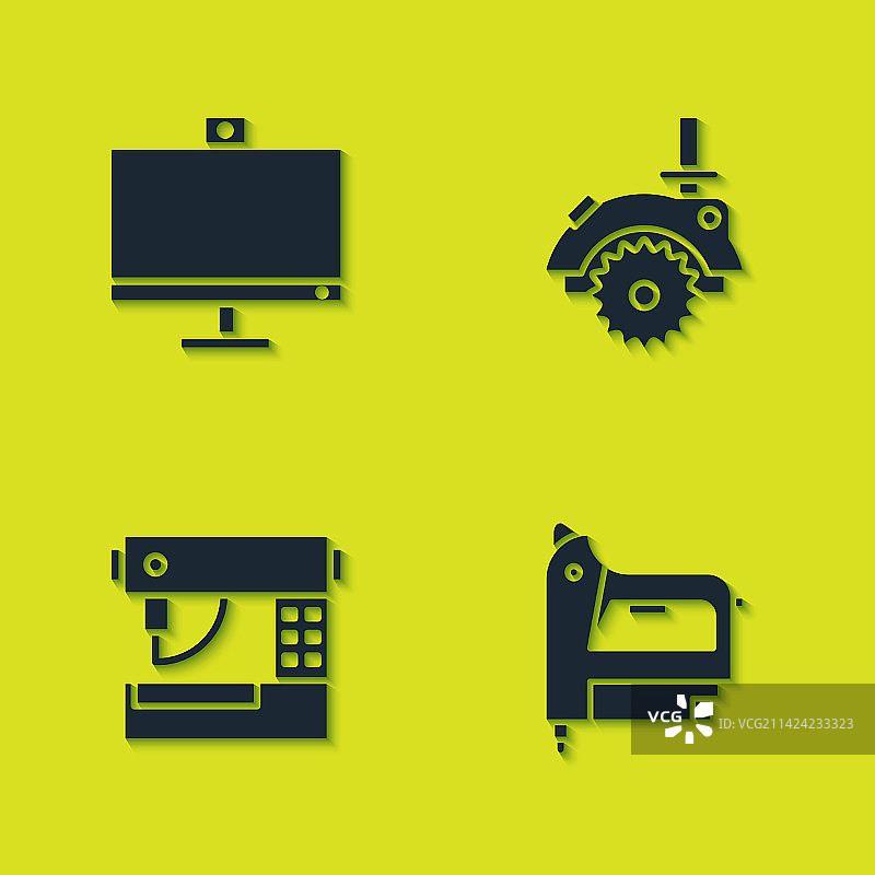 电脑显示器电力建设素材图片素材