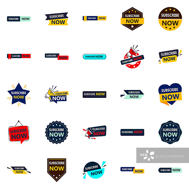 立即订阅banner，吸睛设计图片素材