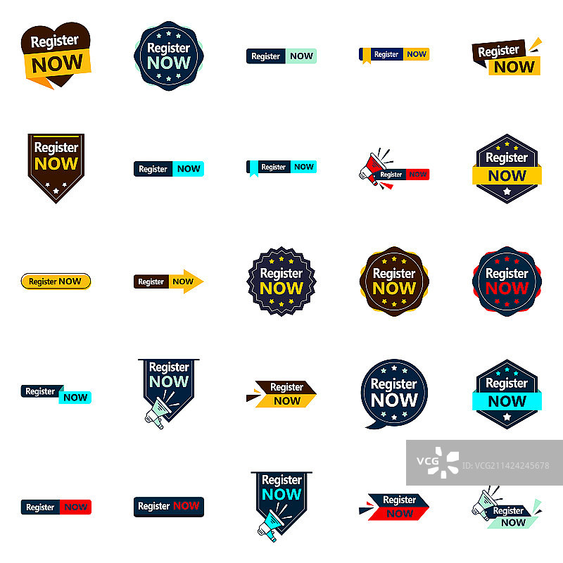 立即注册25款现代排版设计图片素材