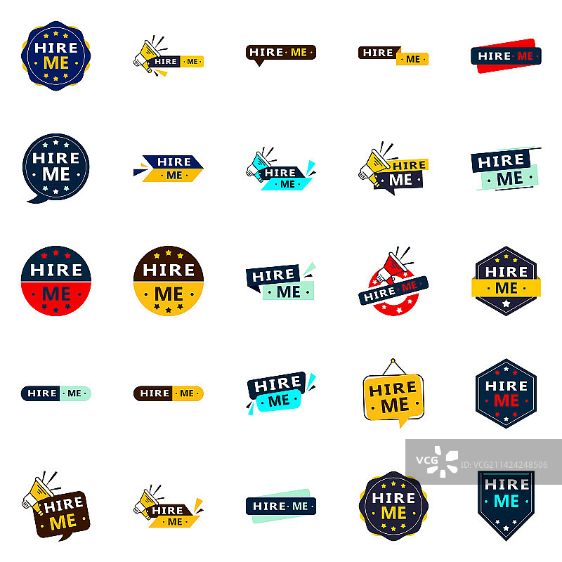 25个雇佣包吸引雇主注意力图片素材