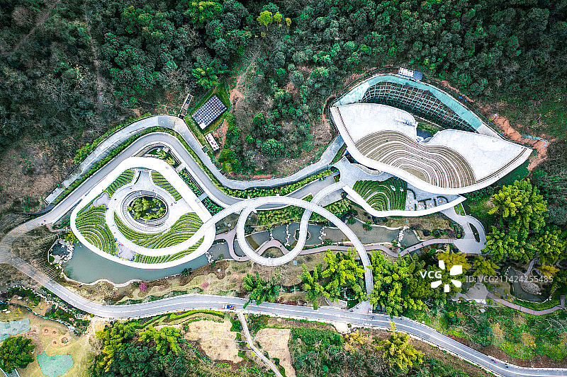 成都崇州竹艺公园图片素材