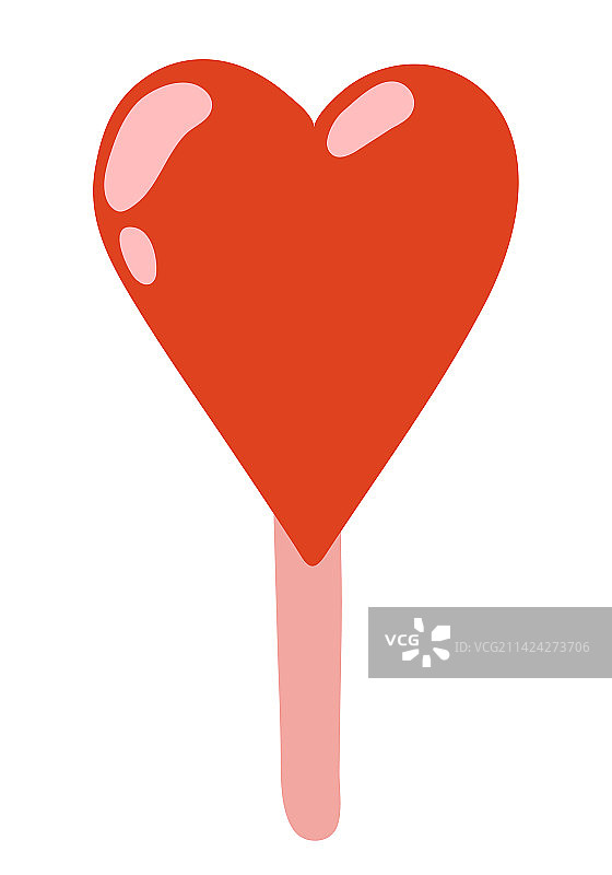 心形爱斯基摩冰淇淋图片素材