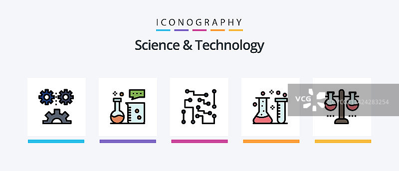 科技线条填充5图标包图片素材
