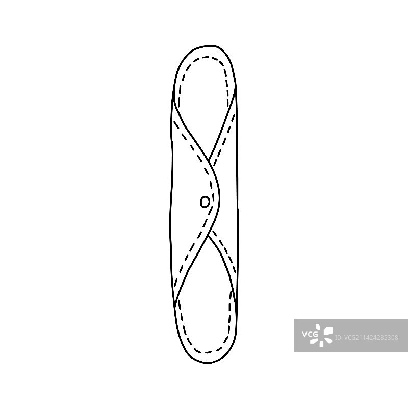 女士专用可重复使用卫生巾图片素材
