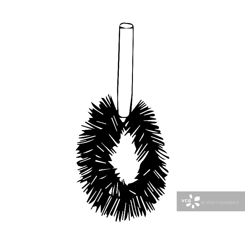 厨房环保刷涂鸦图片素材