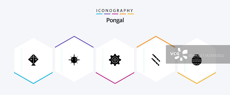 邦戈尔节25个图标包图片素材