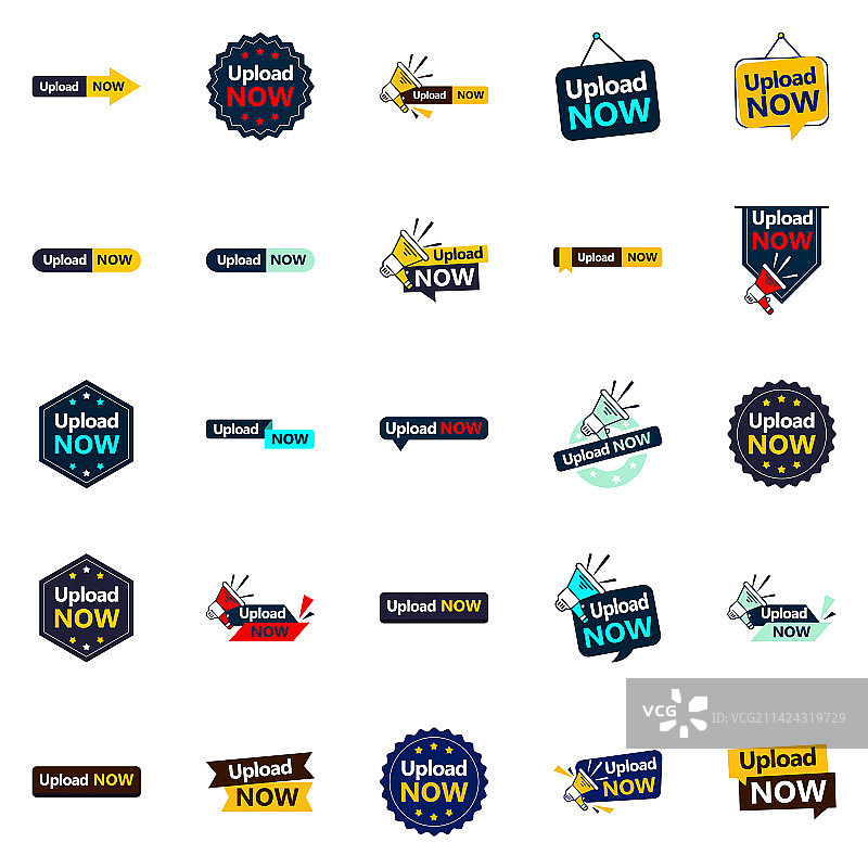 25款鼓舞人心的上传设计图片素材