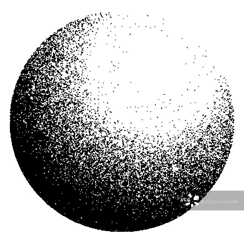 点状噪声渐变圆形沙粒效果图片素材