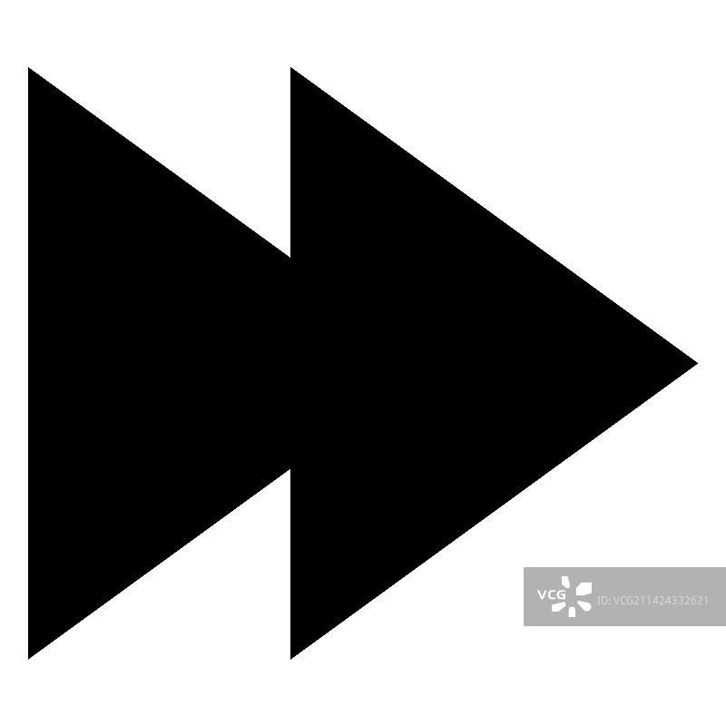 现代简约箭头或光标图标图片素材