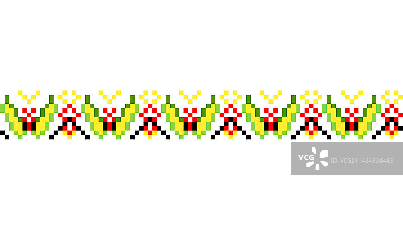 乌克兰传统刺绣图案图片素材