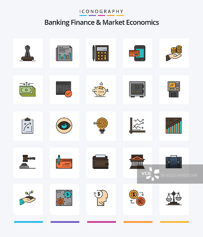 创意银行金融市场经济25周年图片素材