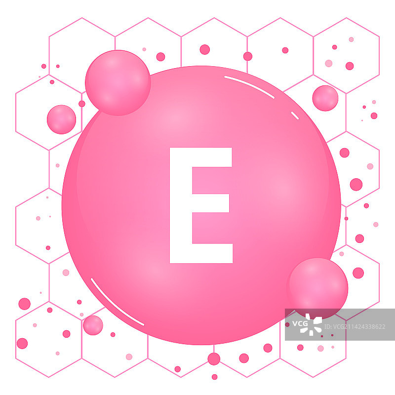 维生素E闪亮胶囊图标图片素材