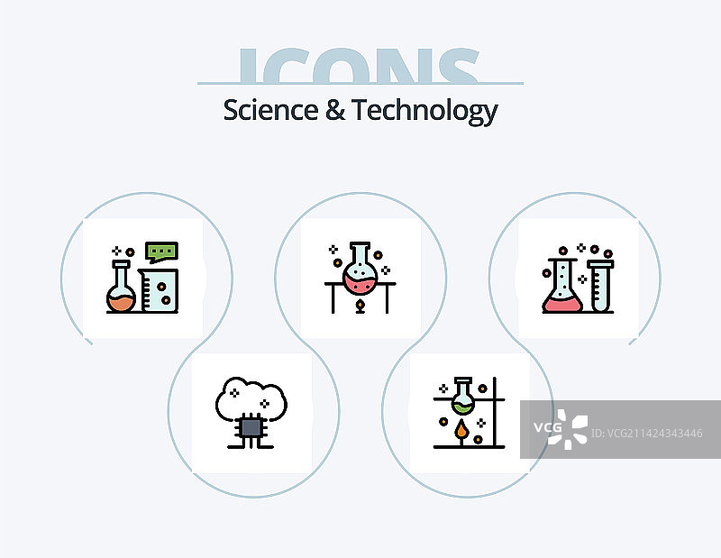 科技线性填充图标包5图片素材