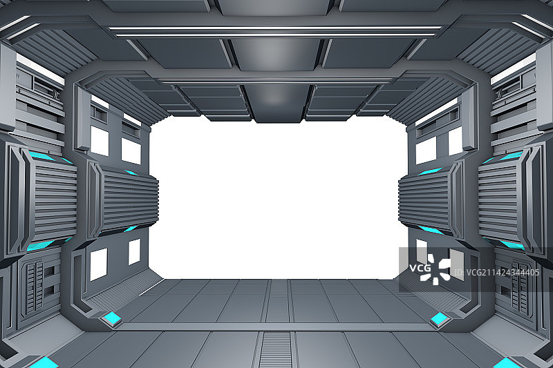 科技感隧道空间图片素材