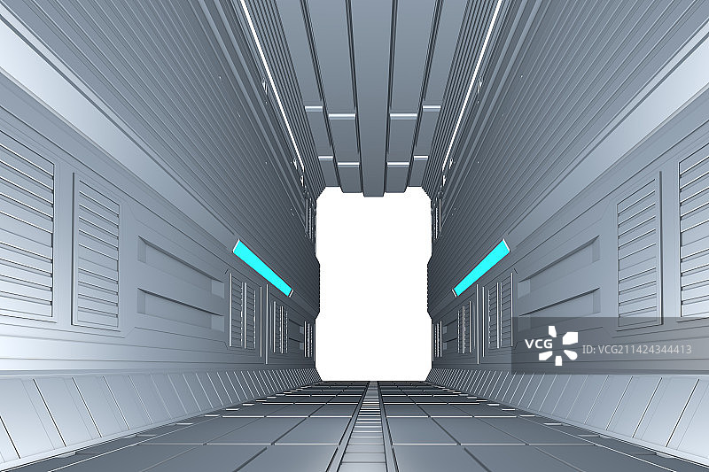 科技感隧道空间图片素材