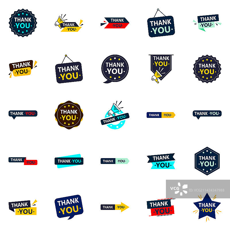 25张引人注目的感谢图片图片素材