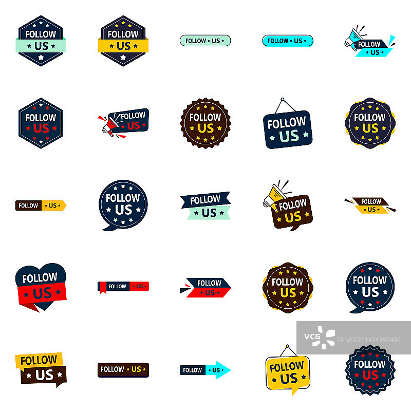 25个创意关注我们Instagram banner图片素材