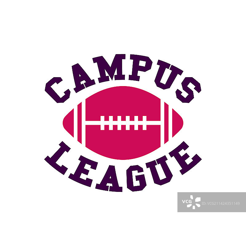 美式橄榄球联盟logo模板图片素材