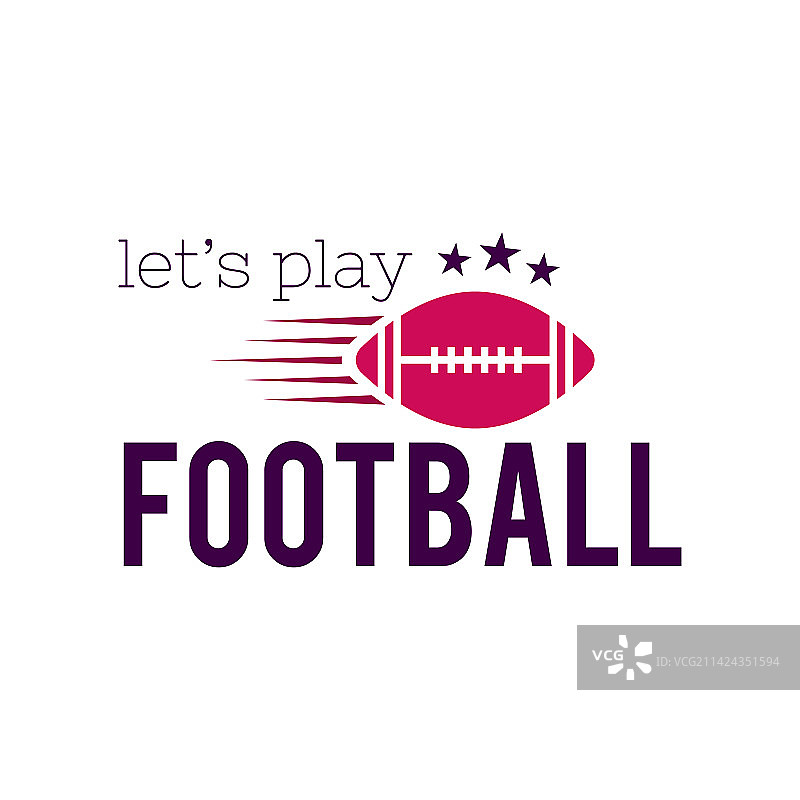 美式橄榄球标志模板-让我们一起玩橄榄球图片素材