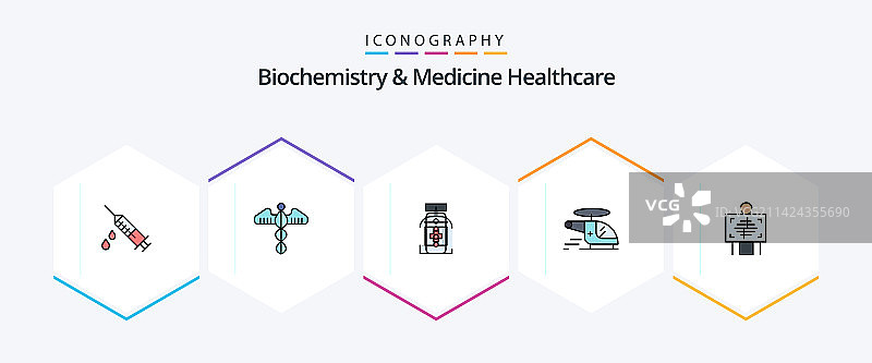 生物化学与医药医疗25图标图片素材