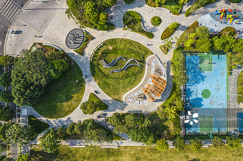 深圳光明区塘家体育公园 街心公园 深圳光明区塘家社区街心公园图片素材