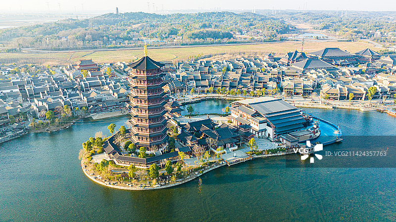 长沙望城铜官新华联铜官窑古镇图片素材