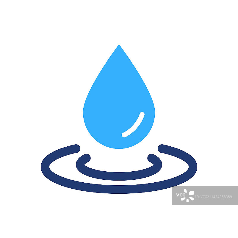 水滴轮廓图标水滴图片素材