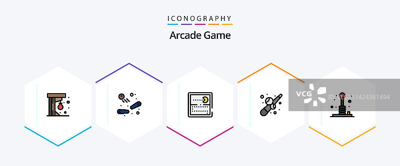 街机游戏趣味图标包图片素材