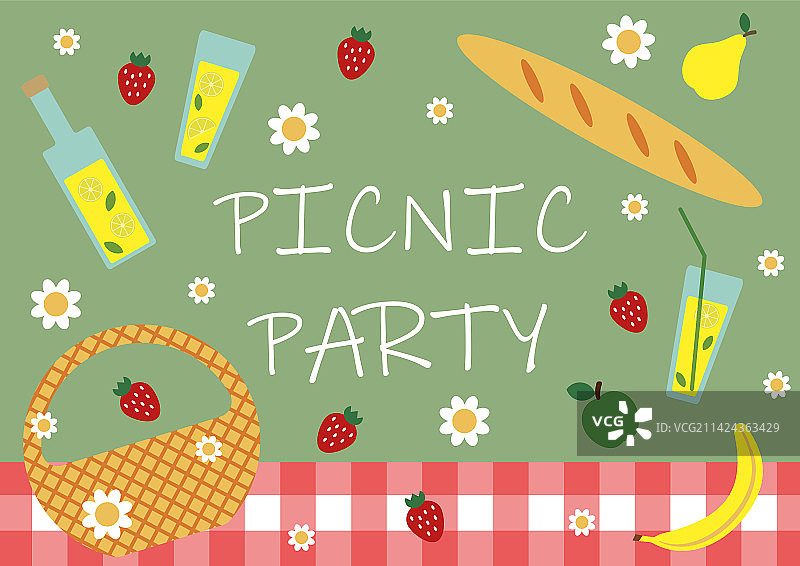 野餐派对海报图片素材