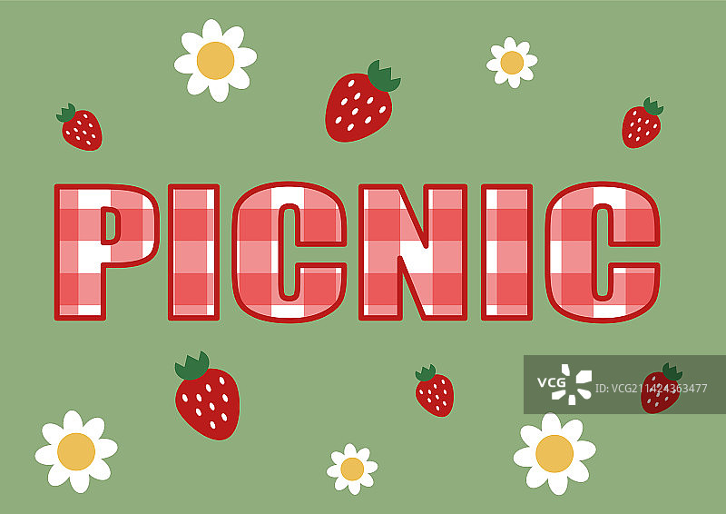 野餐海报图片素材