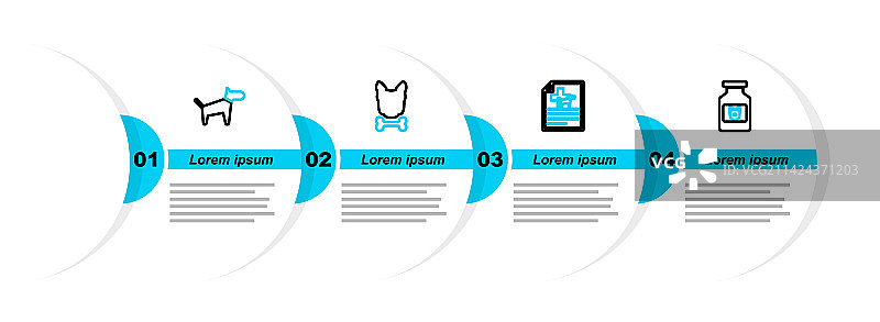 宠物狗药瓶和医疗证明图片素材