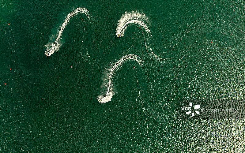 航拍柳州水上狂欢节图片素材