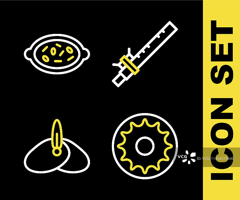 印度脉轮竹笛线条素材图片素材