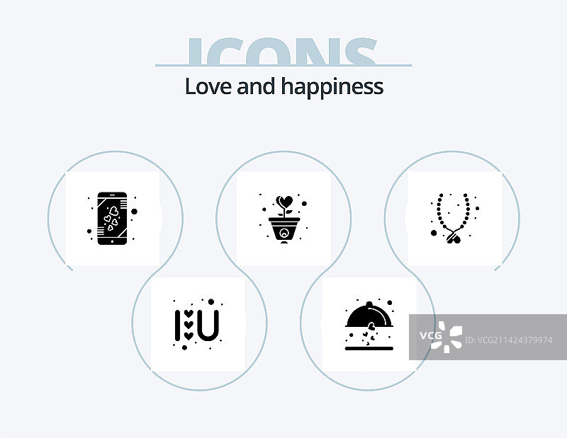 爱心Love Glyph图标包5图标设计图片素材
