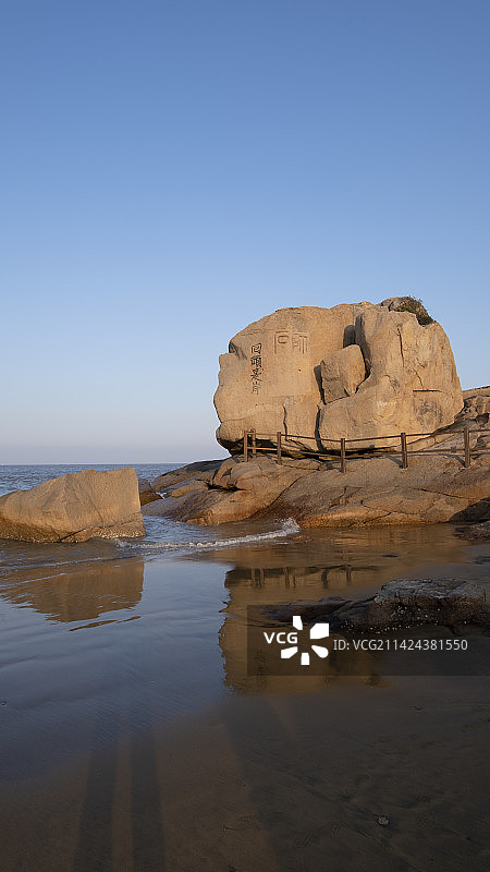 浙江省舟山市普陀百步沙景区图片素材