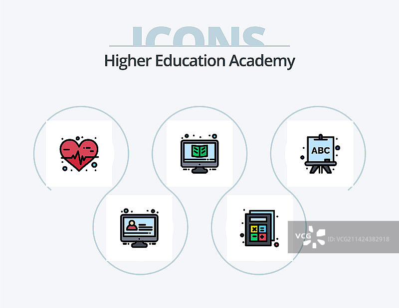 学院系列填充图标包5图标设计图片素材